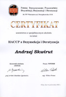 certyfikat haccp